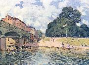 Alfred Sisley Brucke von Hampton Court oil painting
